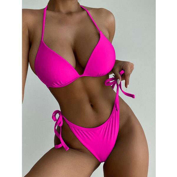 Hygci - Sexy Halter Push Up Swimwear
