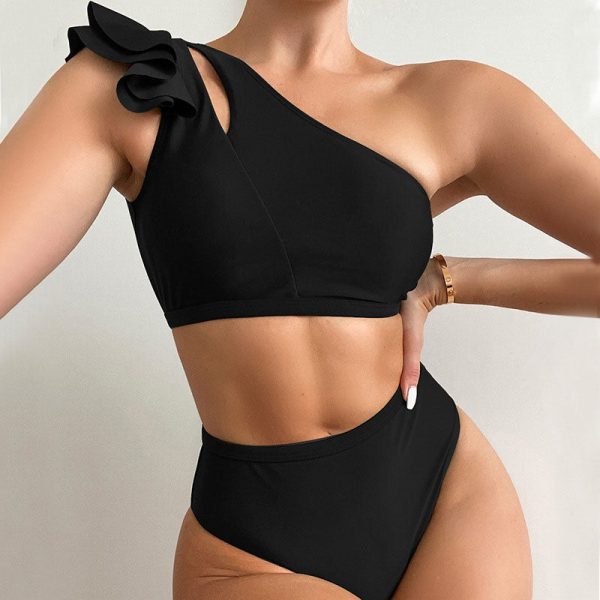 Hygci - Sexy One Shoulder Feminine Bikinis